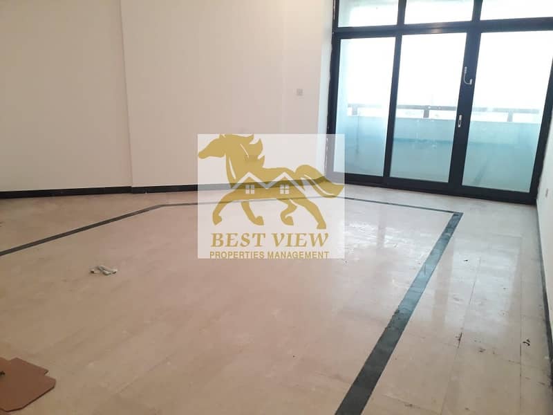 3 Sharing allowed !! 2bhk + 2bath + 2 balcony | 50k | payment 4 | huge size | located airport road beside al wahda mall
