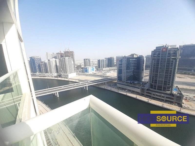 9 Brand New Fully Furnished Studio with Canal view for Rent in Business Bay
