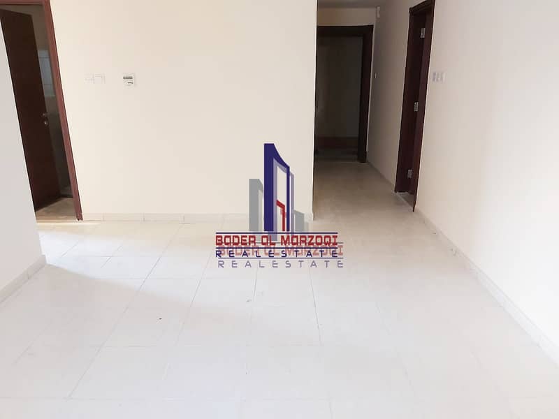 3 No Cash Deposit ? 1Bhk flat just 22k  with 2Full washroom by 6 Cheqs Payment in new Muwailha