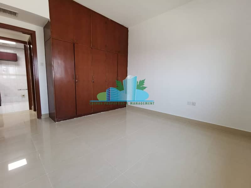 2 1BHK |Modern Glossy Tiled |Built-in cabinets |Balcony|Central Ac & Gas| 4 chqs.