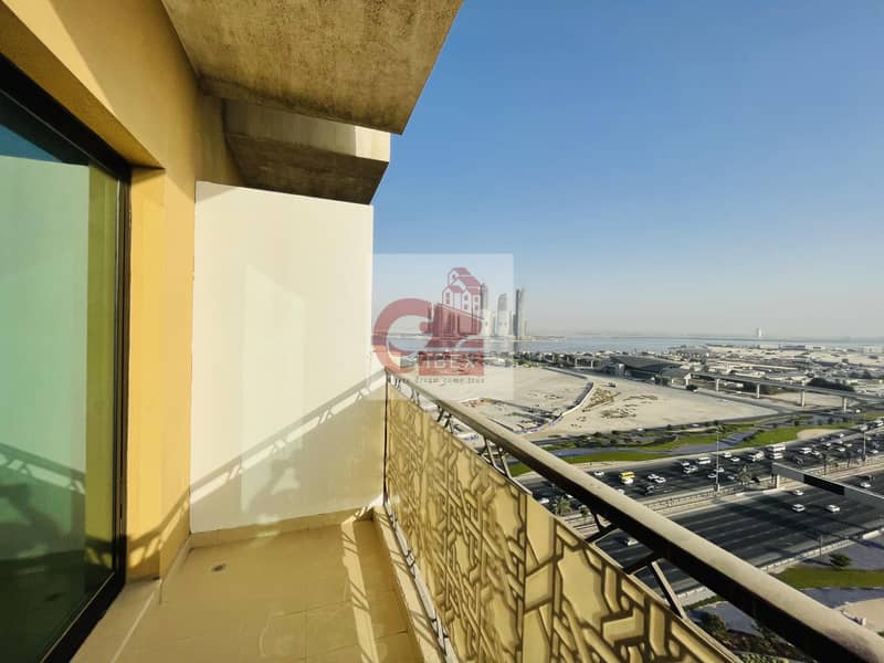 10 Open View Huge 3 balcony 2bhk with All amenities now in 75k jaddaf