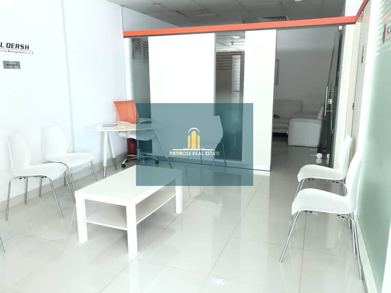 4 Burj View | Furnished + Partitioned | 2 Parkings | Great Layout
