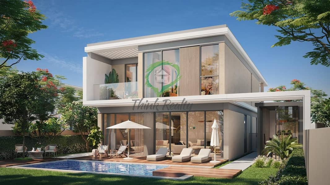 Villas for Sale in Dubai within Crystal lagoon community