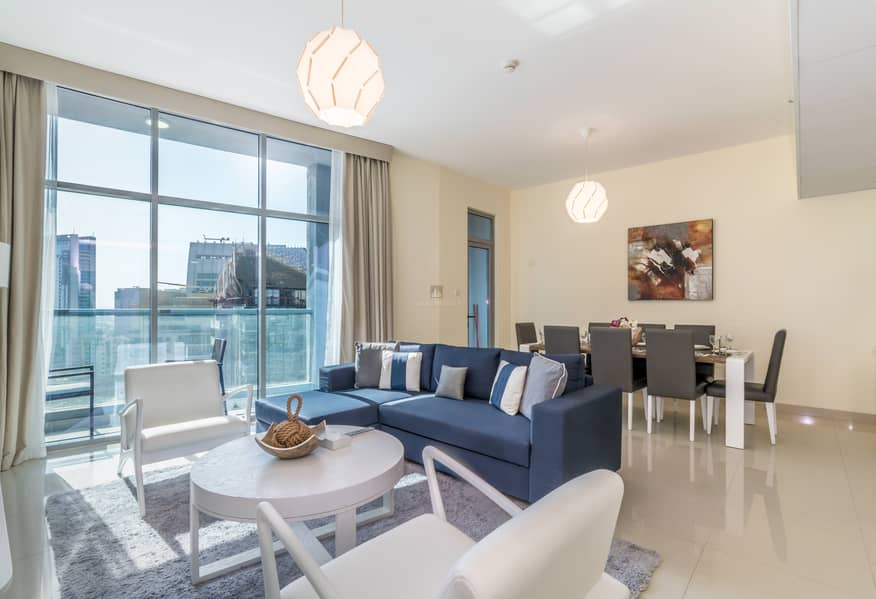 3 Luxury Furnished 3BR Marina view with Balcony