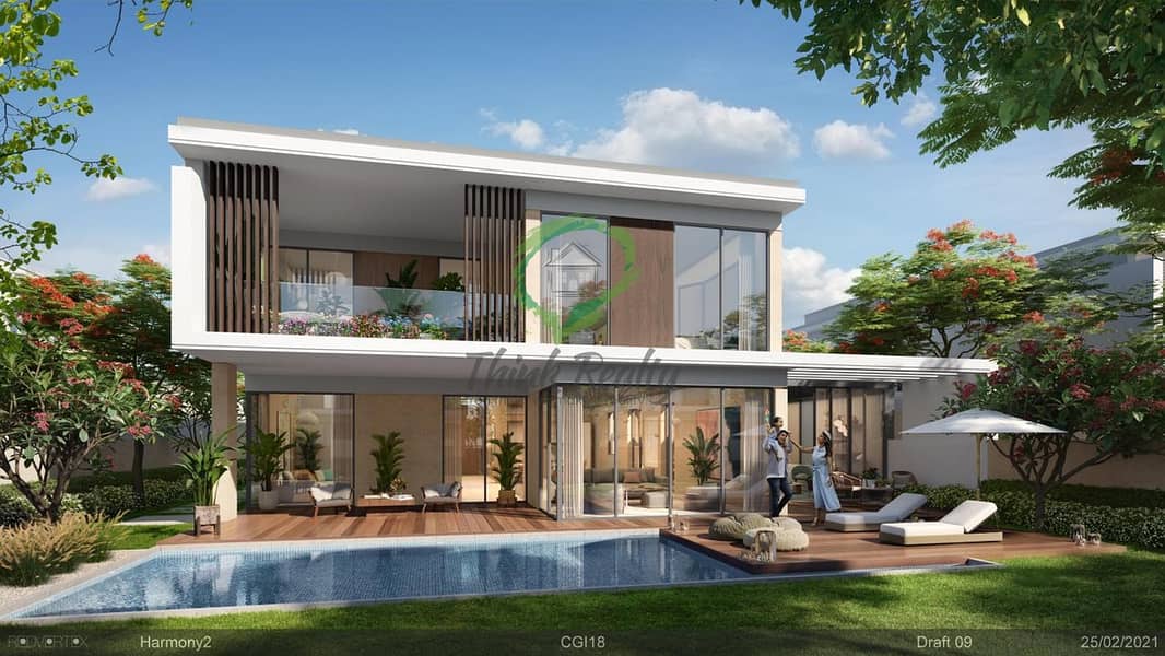 4beds Villa for Sale in Dubai lagoon view