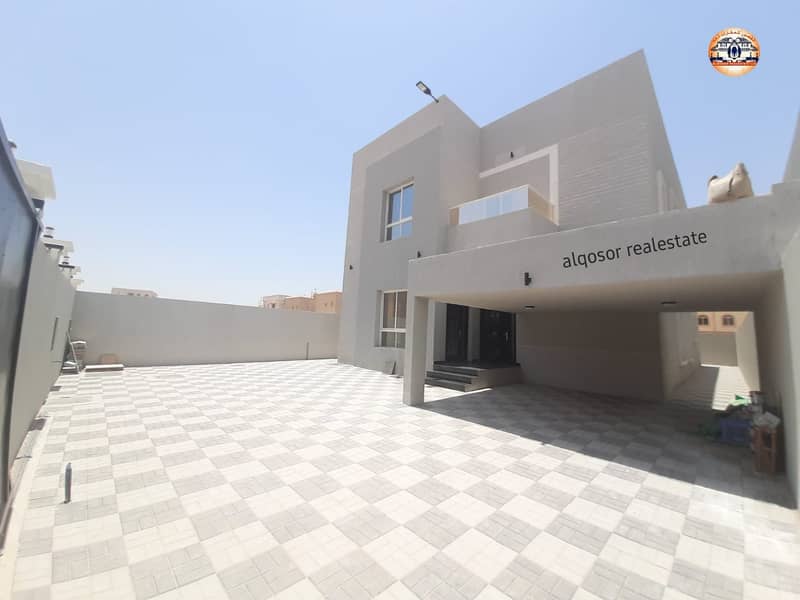 Villa for sale in Ajman, Al Mowaihat area, Arabic design, various finishes, with the possibility of easy bank financing
