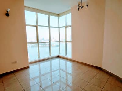 Water View | Free Month/Parking| Elegant 2BR with Master Bedroom/2 Balcony/Laundry | Majaz 3