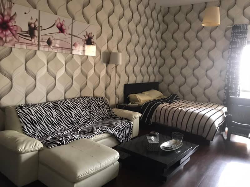 READY TO MOVE CHILLER FREE FURNISHED STUDIO WITH BALCONY