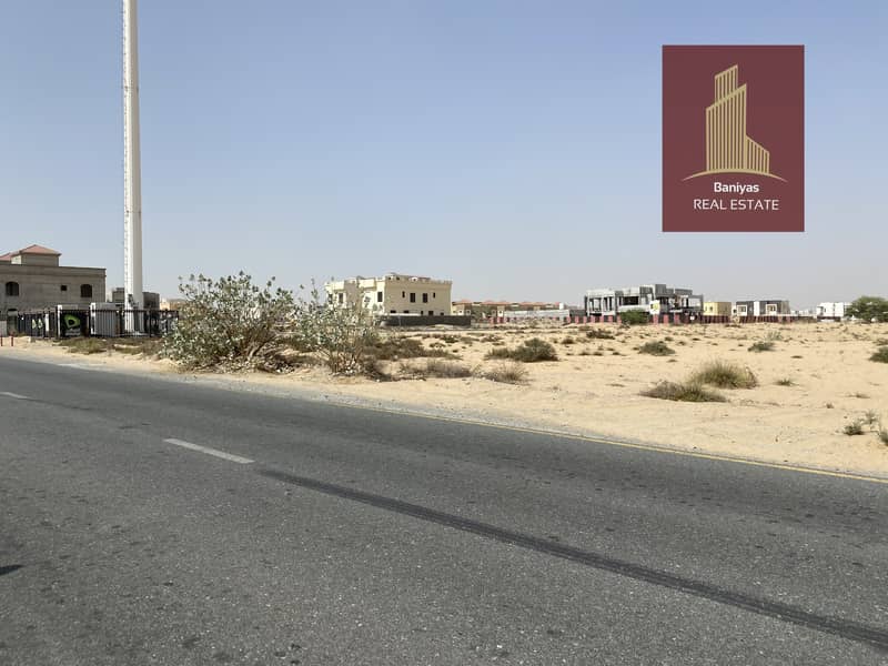For sale residential plot corner next to mosque and park all services are available