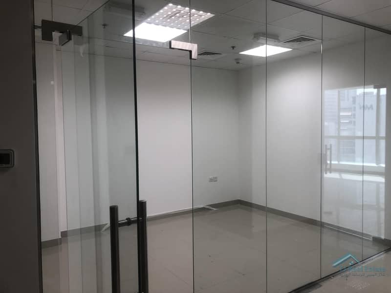 42 Big Size | Best Price|  Glass Partition | Fitted office