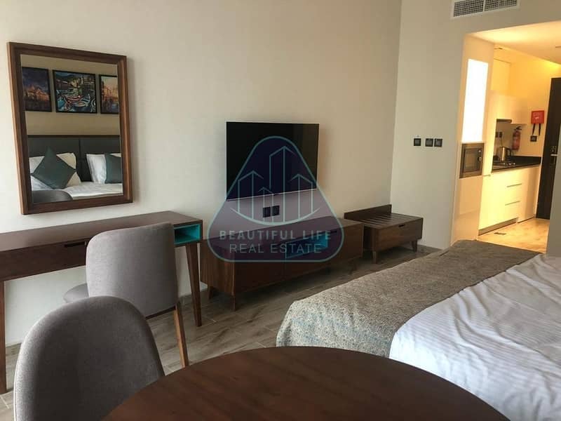 2 Fully Furnished Studio in JVC for rent monthly 3500 and yearly 32000