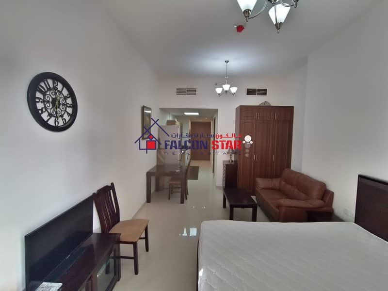 FURNISHED STUDIO | PARTIAL GOLF VIEW | BIGGEST LAYOUT FOR RENT