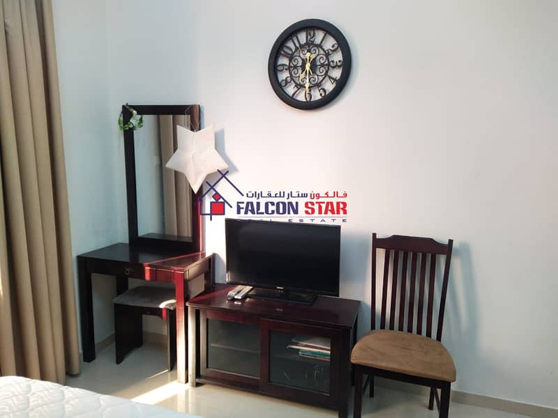 5 FURNISHED STUDIO | PARTIAL GOLF VIEW | BIGGEST LAYOUT FOR RENT