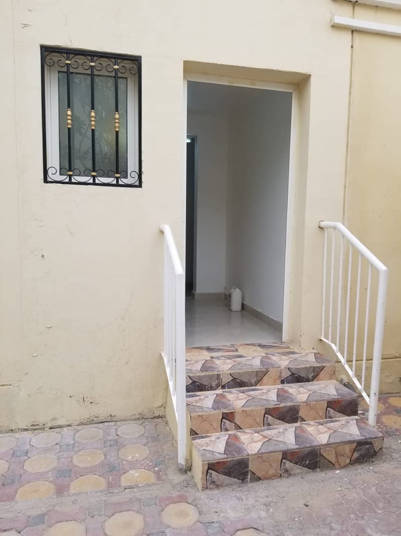 1400AED Monthly Small Studio On Ground Floor With Wardrobes Available At Al Falah City New