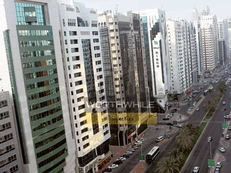Affordable 2bhk Only For Aed 70k Is Available For Rent. Located In Tower On Khalifa Street