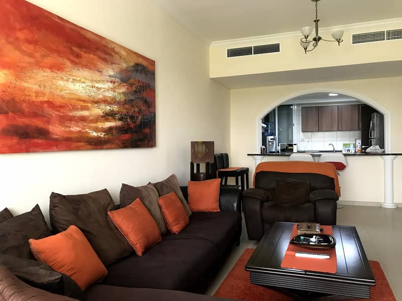 Fully Furnished  One Bedroom With Golf Course View