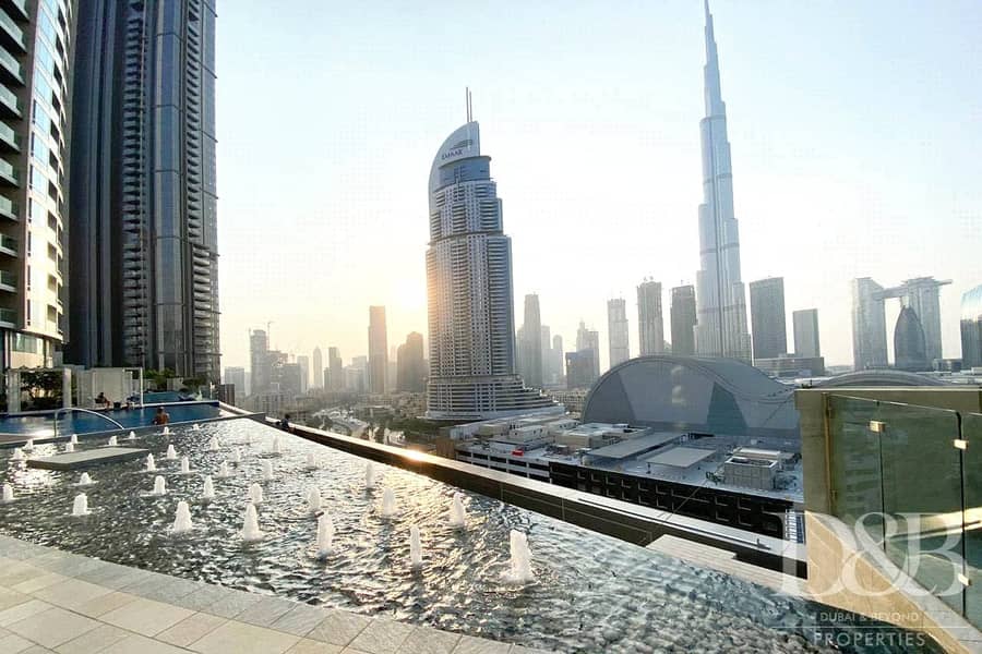 Balcony | Khalifa View | Furnished 1 Bed