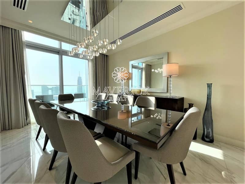 6 Full Burj+Fountain View | Furnished Luxury 1BR