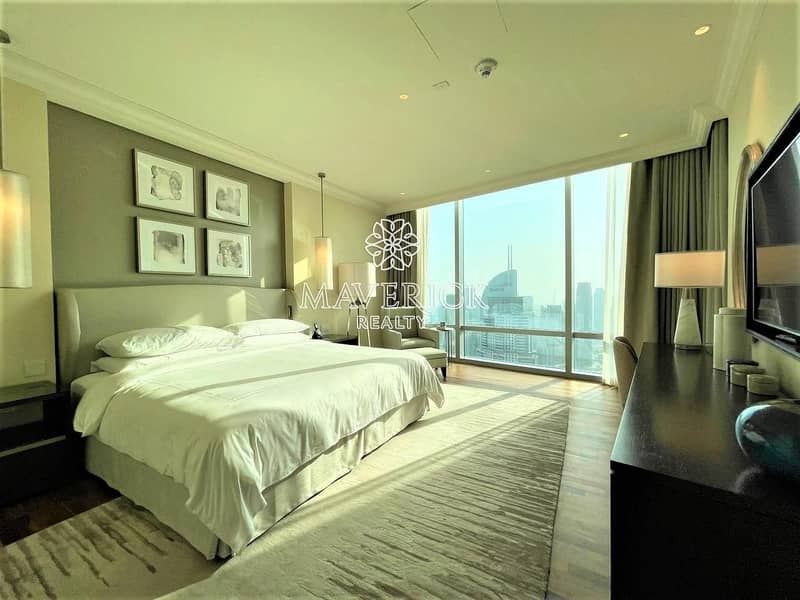 7 Full Burj+Fountain View | Furnished Luxury 1BR