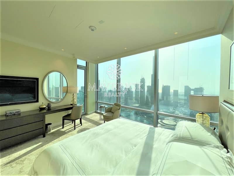 10 Full Burj+Fountain View | Furnished Luxury 1BR