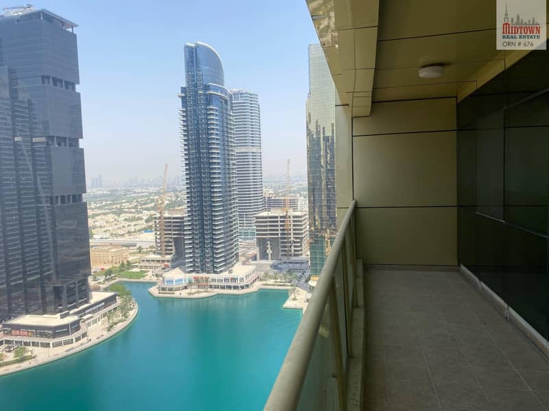 13 Next to metro | Full lake view apartment available for rent in JLT