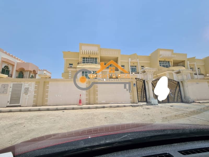 8 ALLURING 6 BEDROOM VILLA  WITH DRIVER ROOM AND  BIG PRIVATE YARD IN MBZ