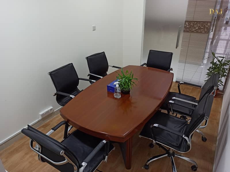10 Furnished Private Office Spaces including High-speed Internet and DEWA | 0% commission