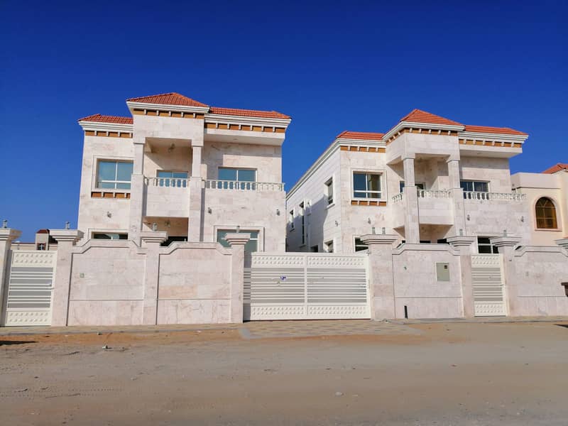 Newly built villa in Ajman, the most prestigious area, freehold