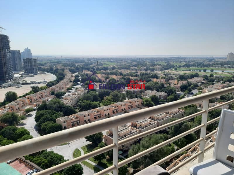 11 HIGH FLOOR | GOLF VIEW | BIGGEST SIZE ONE BED WITH BALOCNY