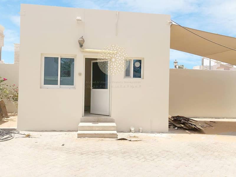 6 EXCLUSIVE PROPERTY!! 5 MASTER BEDROOM SEMI INDEPENDENT VILLA WITH DRIVER ROOM AND KITCHEN OUTSIDE FOR RENT IN KHALIFA A