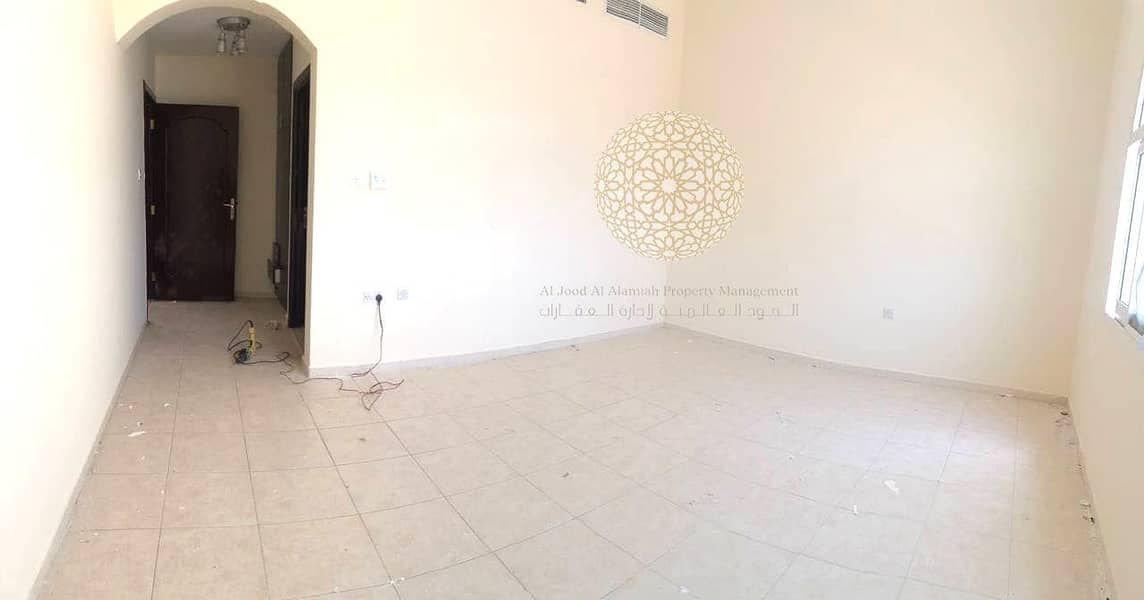 17 EXCLUSIVE PROPERTY!! 5 MASTER BEDROOM SEMI INDEPENDENT VILLA WITH DRIVER ROOM AND KITCHEN OUTSIDE FOR RENT IN KHALIFA A