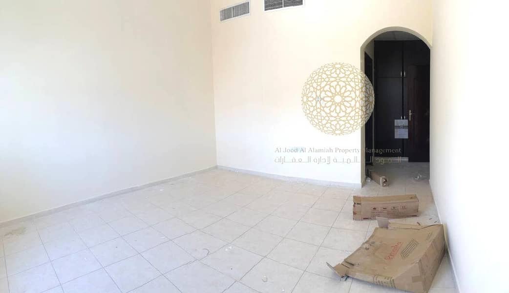 18 EXCLUSIVE PROPERTY!! 5 MASTER BEDROOM SEMI INDEPENDENT VILLA WITH DRIVER ROOM AND KITCHEN OUTSIDE FOR RENT IN KHALIFA A