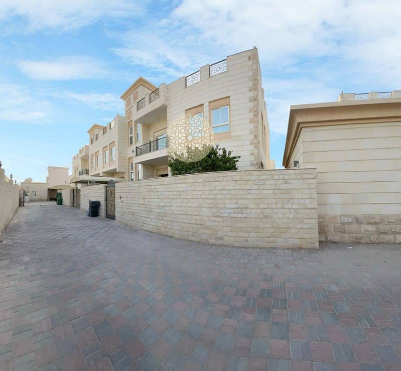 2 LUXURIOUS 5 MASTER BEDROOM COMPOUND VILLA WITH SWIMMING POOL FOR RENT IN KHALIFA CITY A