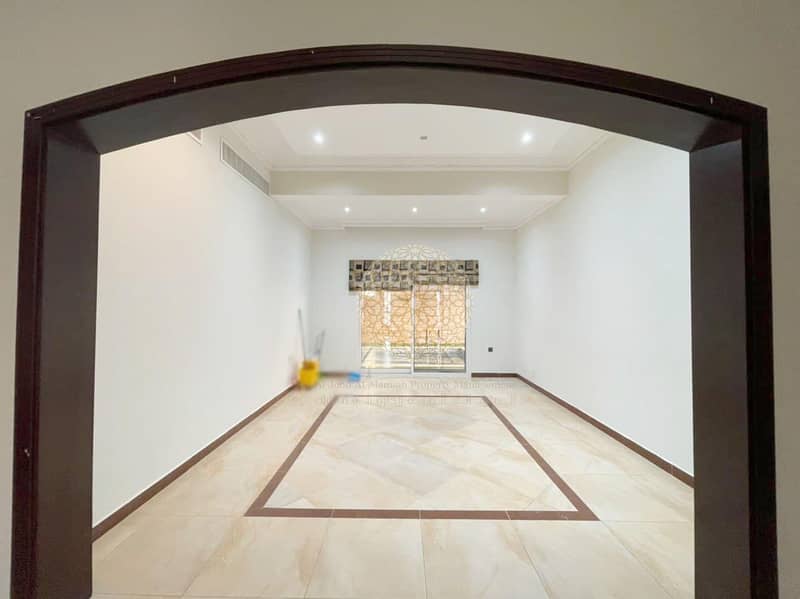 16 LUXURIOUS 5 MASTER BEDROOM COMPOUND VILLA WITH SWIMMING POOL FOR RENT IN KHALIFA CITY A