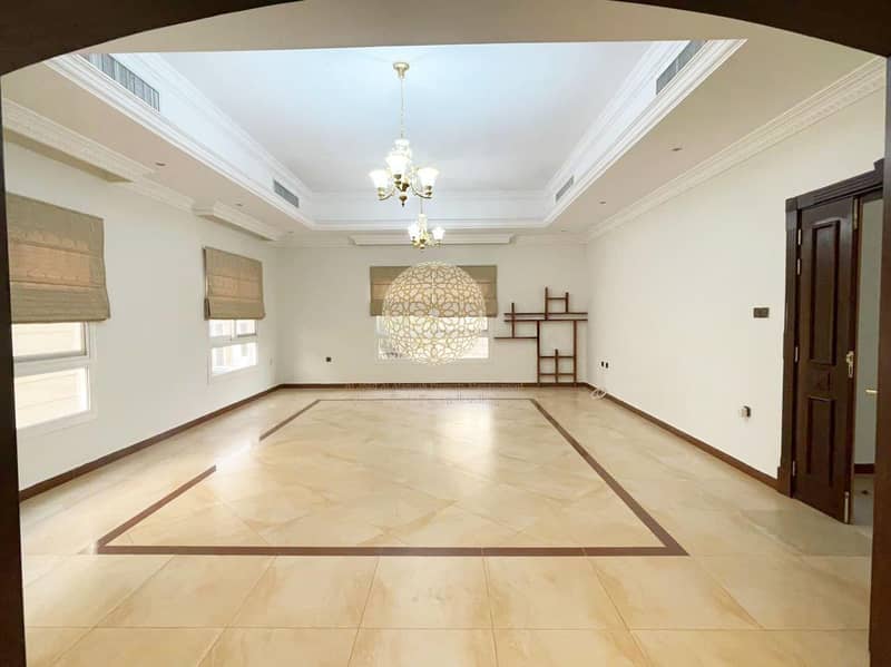 19 LUXURIOUS 5 MASTER BEDROOM COMPOUND VILLA WITH SWIMMING POOL FOR RENT IN KHALIFA CITY A