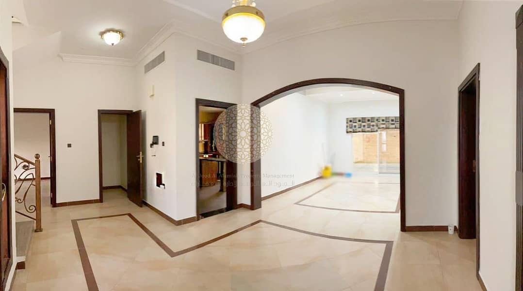 23 LUXURIOUS 5 MASTER BEDROOM COMPOUND VILLA WITH SWIMMING POOL FOR RENT IN KHALIFA CITY A