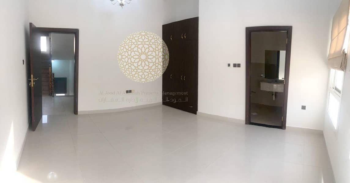 26 LUXURIOUS 5 MASTER BEDROOM COMPOUND VILLA WITH SWIMMING POOL FOR RENT IN KHALIFA CITY A