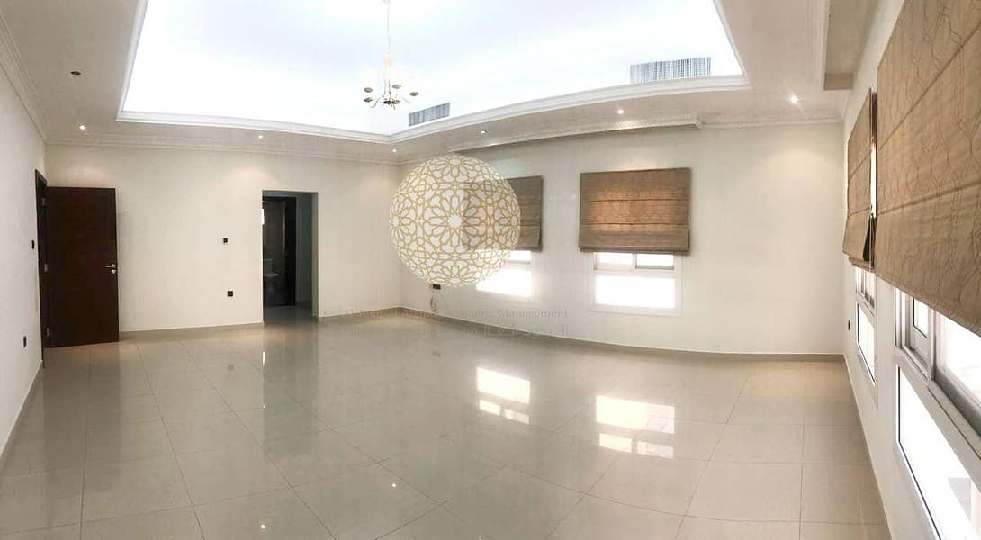 30 LUXURIOUS 5 MASTER BEDROOM COMPOUND VILLA WITH SWIMMING POOL FOR RENT IN KHALIFA CITY A