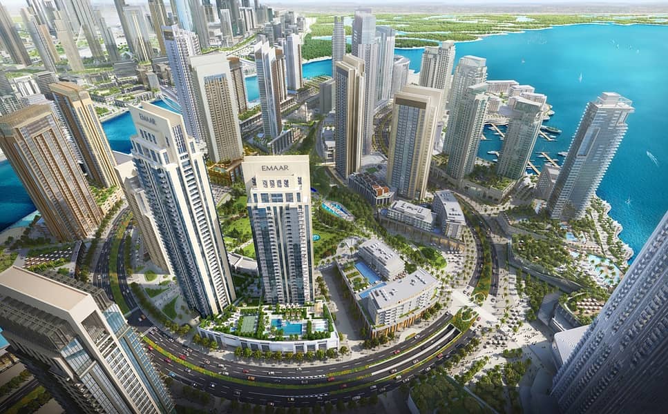 8 Full View of the Dubai Creek with 2 bedroom