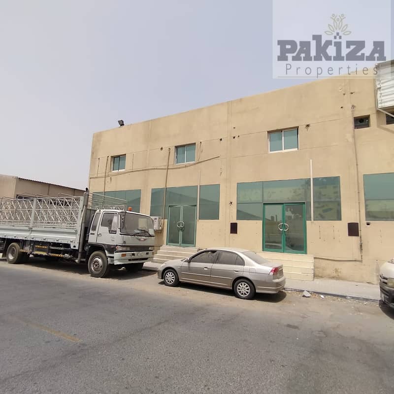 7000 Sqft Low Price II Road Facing Office Cum Cold Storage  Warehouse Behind Al Manama Street!! Inclusive TAX