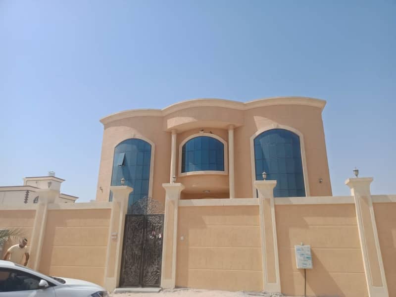Villa for rent in Ajman, Al Raqaib area
 Two-storey personal finishing
 5 r