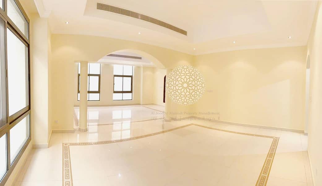 13 SUPER DELUXE LUXURY FINISHING INDEPENDENT VILLA WITH 6 MASTER BEDROOM AND DRIVER ROOM FOR RENT IN AL MAQTAA