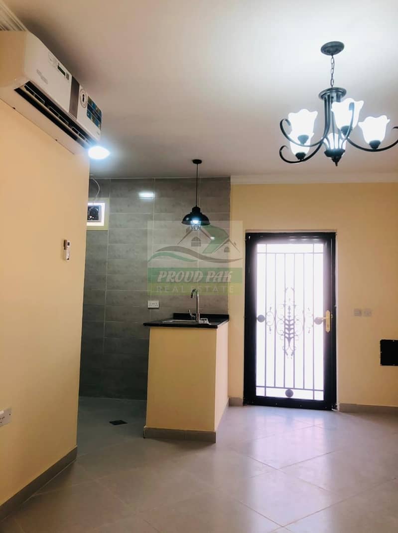 9 Private 2BHK Mulhaq with 1 Bath at Shakhbout City