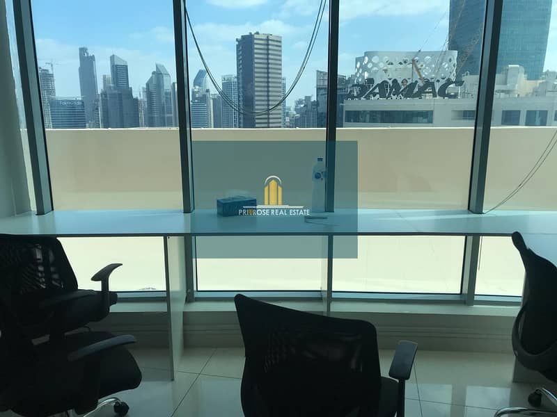 4 High Floor  | PVT Balcony | 2 Parkings | Furnished/Partitioned | Full Burj + Canal View