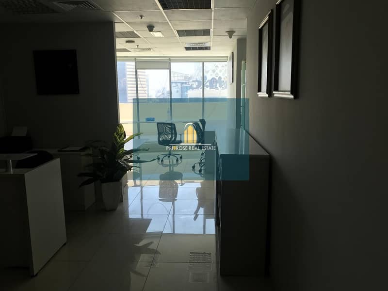 5 High Floor  | PVT Balcony | 2 Parkings | Furnished/Partitioned | Full Burj + Canal View