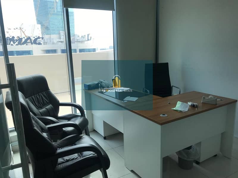 14 High Floor  | PVT Balcony | 2 Parkings | Furnished/Partitioned | Full Burj + Canal View