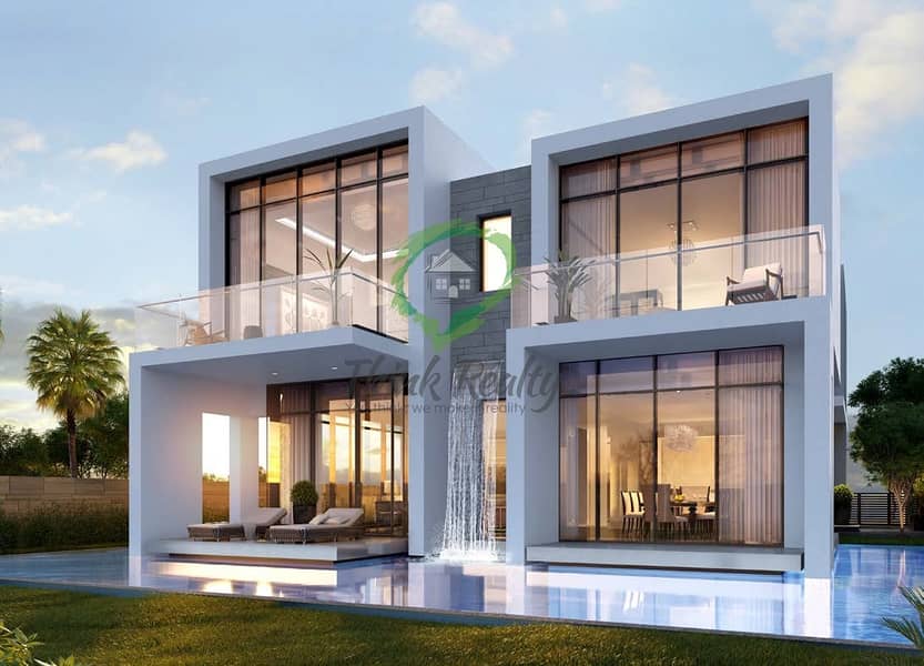 luxurious 5Beds villa for Sale in Dubai lagoon view