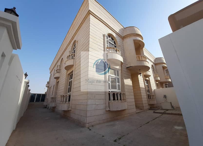 11 Quality Finishing 5 Master Bed Villa With Own Pool In Khalifa City A