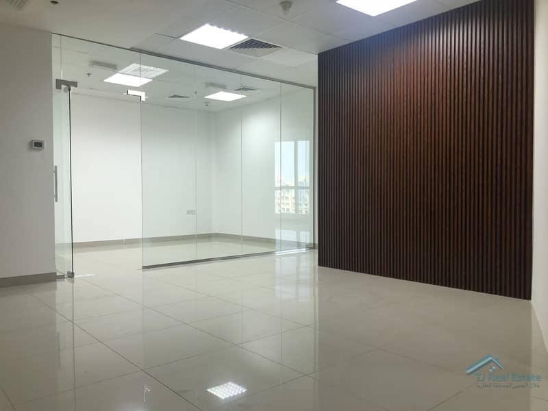 36 Big Size | Best Price|  Glass Partition | Fitted office