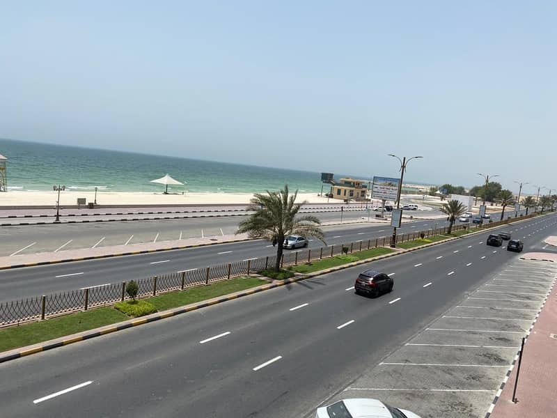 SUPER APARTMENT 2BHK FULL SEA VIEW CLOSE KITCHEN AVAILABLE FOR RENT CHORNICHE RESIDENCE TOWERS AJMAN